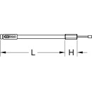 Hydraulik-Druckspindel, 13mm, G1/2"x14Gx410mm - KS...