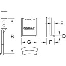 Abzieherhaken Ganzstahlausführung, 120mm - KS Tools...