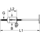 Hohlkolben-Hydraulik-Zylinder mit Spindel, 50 t - KS...