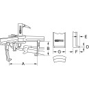 Universal-Abzieher 3-armig, 15 t - KS Tools 640.2315
