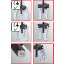 Universal-Abzieher 2+3-armig 90mm, Gr.2, 5t - KS Tools 640.4204