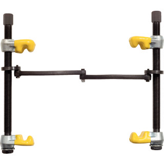 Federspanner mit Sicherheitsbügel, kunststoffbeschichteten Haken, 240mm - KS Tools 670.0031