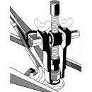 Universal 2-Arm-Wischerarmabzieher-Satz, 6-tlg - KS Tools 700.1242