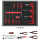 Schraubendreher- und Zangen-Satz, 12-tlg in 1/1 Systemeinlage  - KS Tools 711.0013