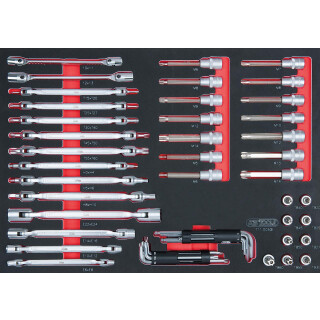 SCS Schlüssel-Satz, 53-tlg in 1/1 Systemeinlage - KS Tools 711.0053