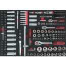 1/4"+3/8"+1/2" Steckschlüssel-Satz,...
