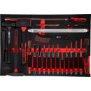 Hammer- / und Meißel-Satz in Schaumstoffeinlage, 22-tlg - KS Tools 811.0022