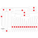 Leere Schaumstoffeinlage zu 811.0022 - KS Tools 811.0022-97