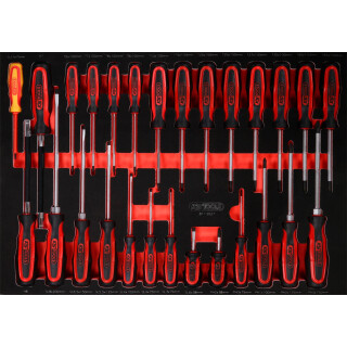 Schraubendreher-Satz in Schaumstoffeinlage, 27-tlg - KS Tools 811.0027