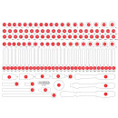 Leere Schaumstoffeinlage zu 811.0124 - KS Tools 811.0124-97