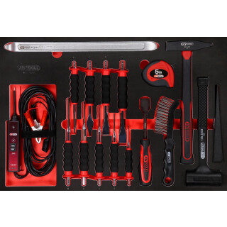 Hammer- / und Meißel-Satz in Schaumstoffeinlage, 17-tlg - KS Tools 811.1017