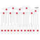 Leere Schaumstoffeinlage zu 811.1022 - KS Tools 811.1022-97
