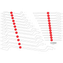 Leere Schaumstoffeinlage zu 811.1024 - KS Tools 811.1024-97