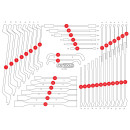 Leere Schaumstoffeinlage zu 811.1041 - KS Tools 811.1041-97