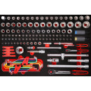 1/4" + 1/2" Steckschlüssel-Satz in...