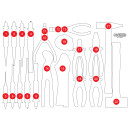 Leere Schaumstoffeinlage zu 811.2022 - KS Tools 811.2022-97