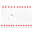 Leere Schaumstoffeinlage zu 811.3024 - KS Tools 811.3024-97