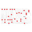 Leere Schaumstoffeinlage zu 813.0030 - KS Tools 813.0030-97