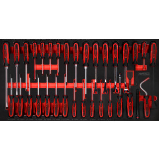 Schraubendreher-Satz in Schaumstoffeinlage, 33-tlg - KS Tools 813.0033