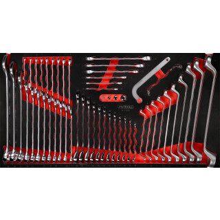 Schraubenschlüssel-Satz in Schaumstoffeinlage, 55-tlg - KS Tools 813.0055