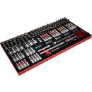 1/2" Steckschlüssel-Satz in Schaumstoffeinlage, 120-tlg - KS Tools 813.0120