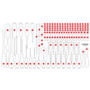 Leere Schaumstoffeinlage zu 813.0146 - KS Tools 813.0146-97