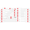Leere Schaumstoffeinlage zu 813.1033 - KS Tools 813.1033-97
