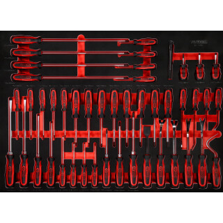 Schraubendreher-Satz in Schaumstoffeinlage, 46-tlg - KS Tools 821.0046