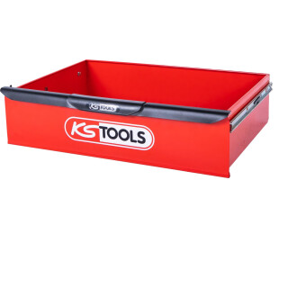 Schublade mit Logo, inkl. Vollauszug, H=75mm, B=568mm x T=398mm - KS Tools 826.0007-R011P