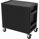 PERFORMANCEplus P20 SCHWARZ/ROT Werkstattwagen mit 8...