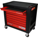 PERFORMANCEplus P20 SCHWARZ/ROT Werkstattwagen mit 8 Schubladen - KS Tools 873.2008
