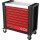 PERFORMANCEplus P25 SCHWARZ/ROT Werkstattwagen mit 8 Schubladen - KS Tools 873.3008