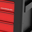 PERFORMANCEplus P40 SCHWARZ/ROT Werkstattwagen mit 4 Schubladen - KS Tools 873.6008