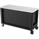 PERFORMANCEplus P40 SCHWARZ/ROT Werkstattwagen mit 4 Schubladen - KS Tools 873.6008