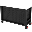 PERFORMANCEplus P45 SCHWARZ/ROT Werkstattwagen mit 14...