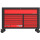 PERFORMANCEplus P45 SCHWARZ/ROT Werkstattwagen mit 14 Schubladen - KS Tools 873.7014