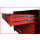 PERFORMANCEplus P45 SCHWARZ/ROT Werkstattwagen mit 14 Schubladen - KS Tools 873.7014