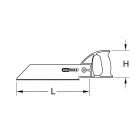 PVC-Handsäge, 450mm - KS Tools 907.1106