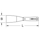 EDELSTAHL Spachtel, 63mm, mit Holzgriff - KS Tools 907.2264
