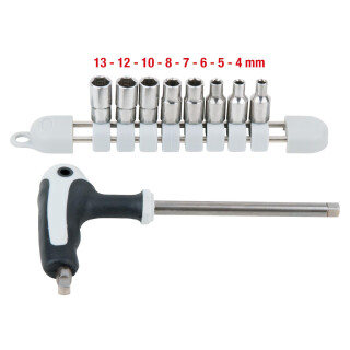 EDELSTAHL Steckschlüssel-Satz, 9-tlg - KS Tools 910.2450