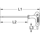 EDELSTAHL Vierkantgriff, 1/4" - KS Tools 910.2451