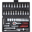 1/4" Steckschlüssel-Satz, 46-tlg - KS Tools...