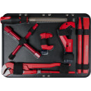 1/4"+1/2" Sanitär-Werkzeugkoffer, 95-tlg - KS Tools 911.0695