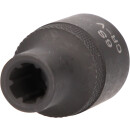 1/2" RIBE®-Kraft-Stecknuss, kurz, M6S - KS Tools...