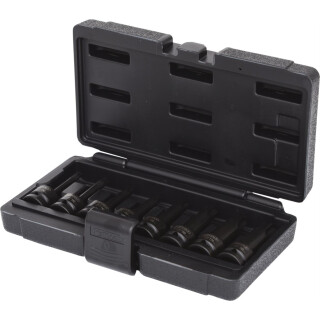 1/2" Kraft-Bit-Stecknuss-Satz Torx, 8-tlg, T30-T80, lang - KS Tools 911.0901