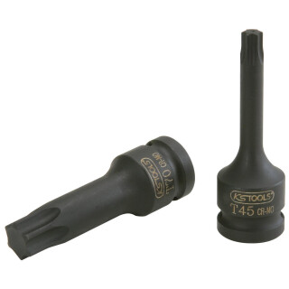 1/2" Kraft-Bit-Stecknuss Torx, lang, T80 - KS Tools 911.0922