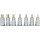 1/2" Bit-Stecknuss-Satz Innensechskant, kurz, 7-tlg - KS Tools 911.1320