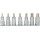 1/2" Bit-Stecknuss-Satz Innensechskant, kurz, 7-tlg - KS Tools 911.1320