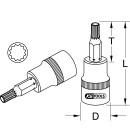1/2" Bit-Stecknuss XZN, M10, 55 mm - KS Tools 911.1343