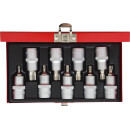1/2" Bit-Stecknuss-Satz Torx, 9-tlg, T20-T60 - KS...